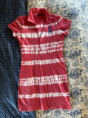 Ralph Lauren Tie-Dye Big Pony Polo Dress